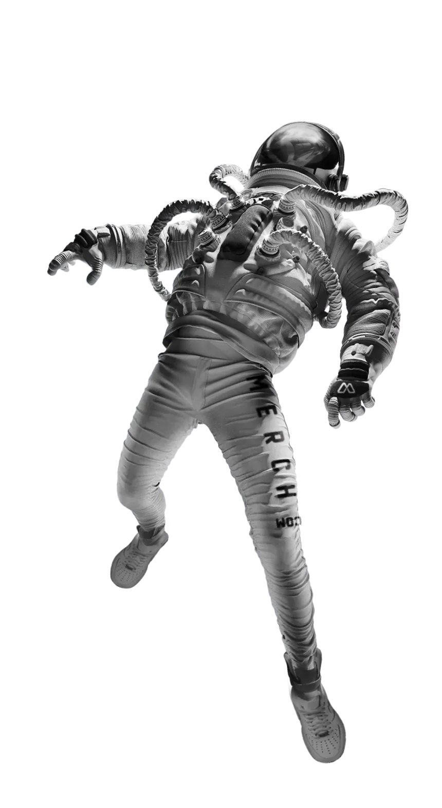 planet with Merch.com written on it